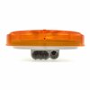 Peterson LED Strobe & Rear Turn Signal, 4in. Round, 9 Diode, Multi-volt, Amber, Roadside High 867SA-2
